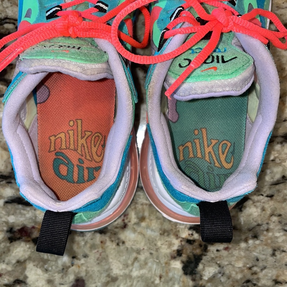 Nike Air Max 270 React Women's Sneakers - Multicolor - Picture 9 of 14